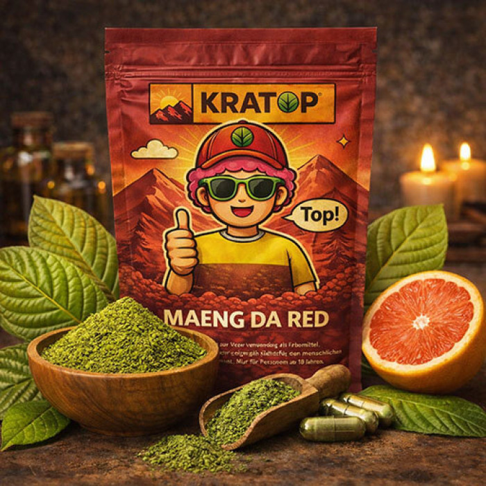 Kratom Red Maeng Da en Polvo