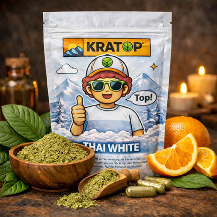 Kratom Thai Blanco (White Thai) en Polvo