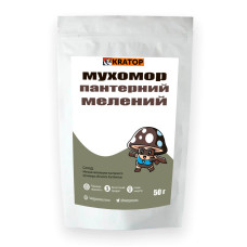 Пантерный Мухомор Молотый для микродозинга, 10 г, Premium - без песка